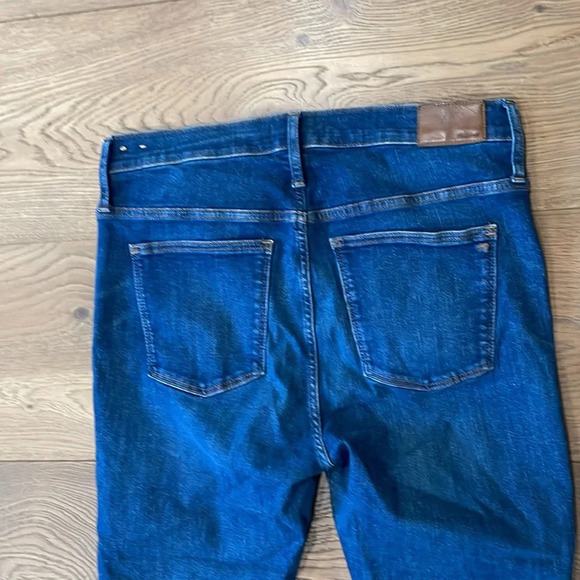Madewell 9" Mid-Rise Skinny Jeans Raw-Hem Size 32 - Picture 12 of 14
